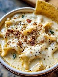 Creamy Alfredo Lasagna Soup